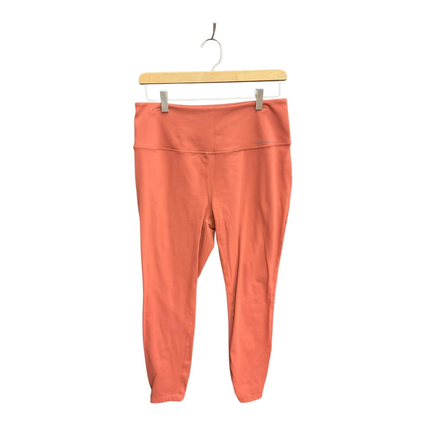 Athletic Capris By Eddie Bauer In Orange, Size: L