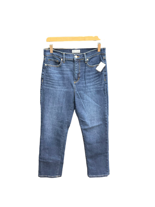 Jeans Straight By Loft In Blue Denim, Size: 6