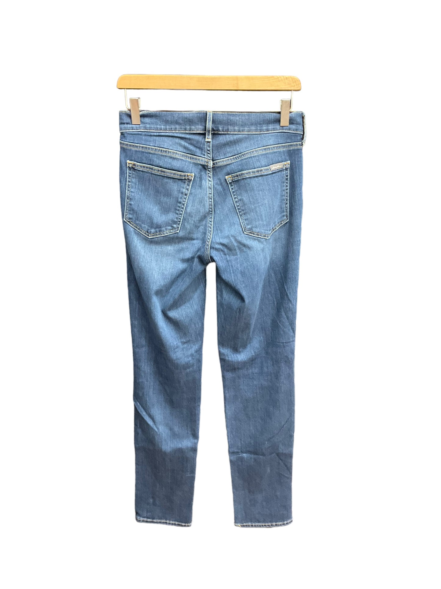 Jeans Straight By Eddie Bauer In Blue Denim, Size: 4