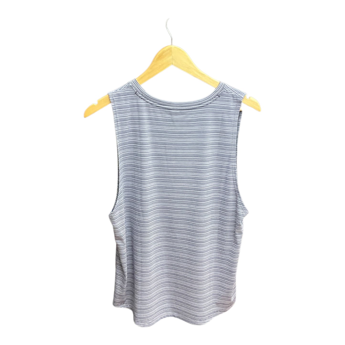 Athletic Tank Top By Athleta In Striped Pattern, Size: L