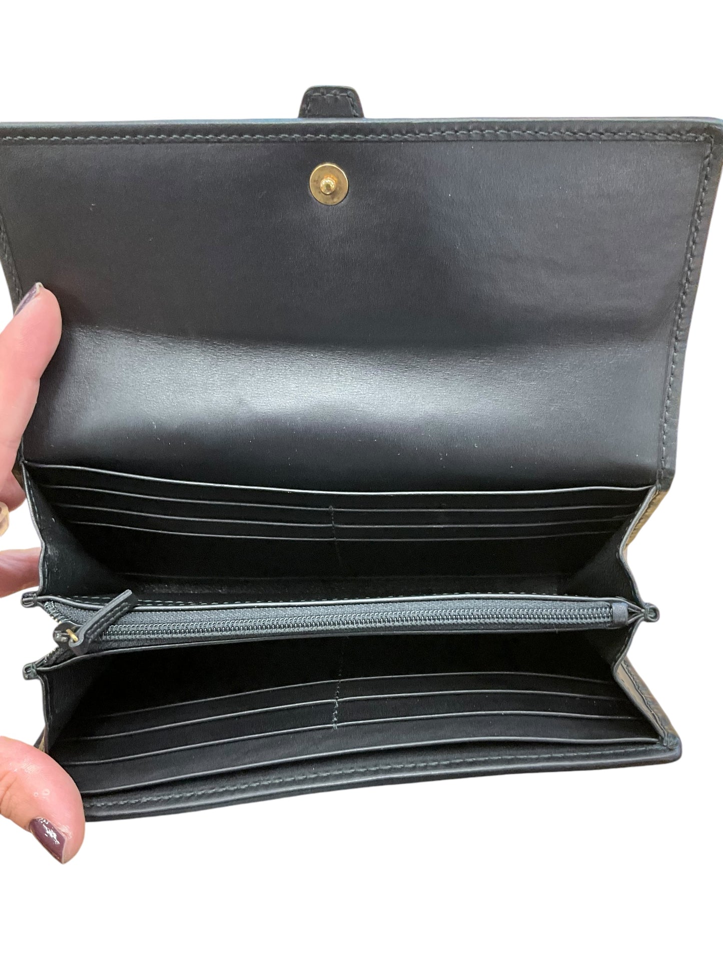 Wallet Luxury Designer By Gucci, Size: Large