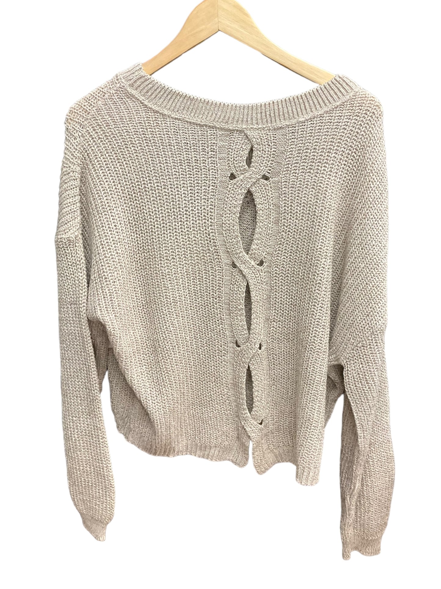 Sweater By Express In Taupe, Size: M