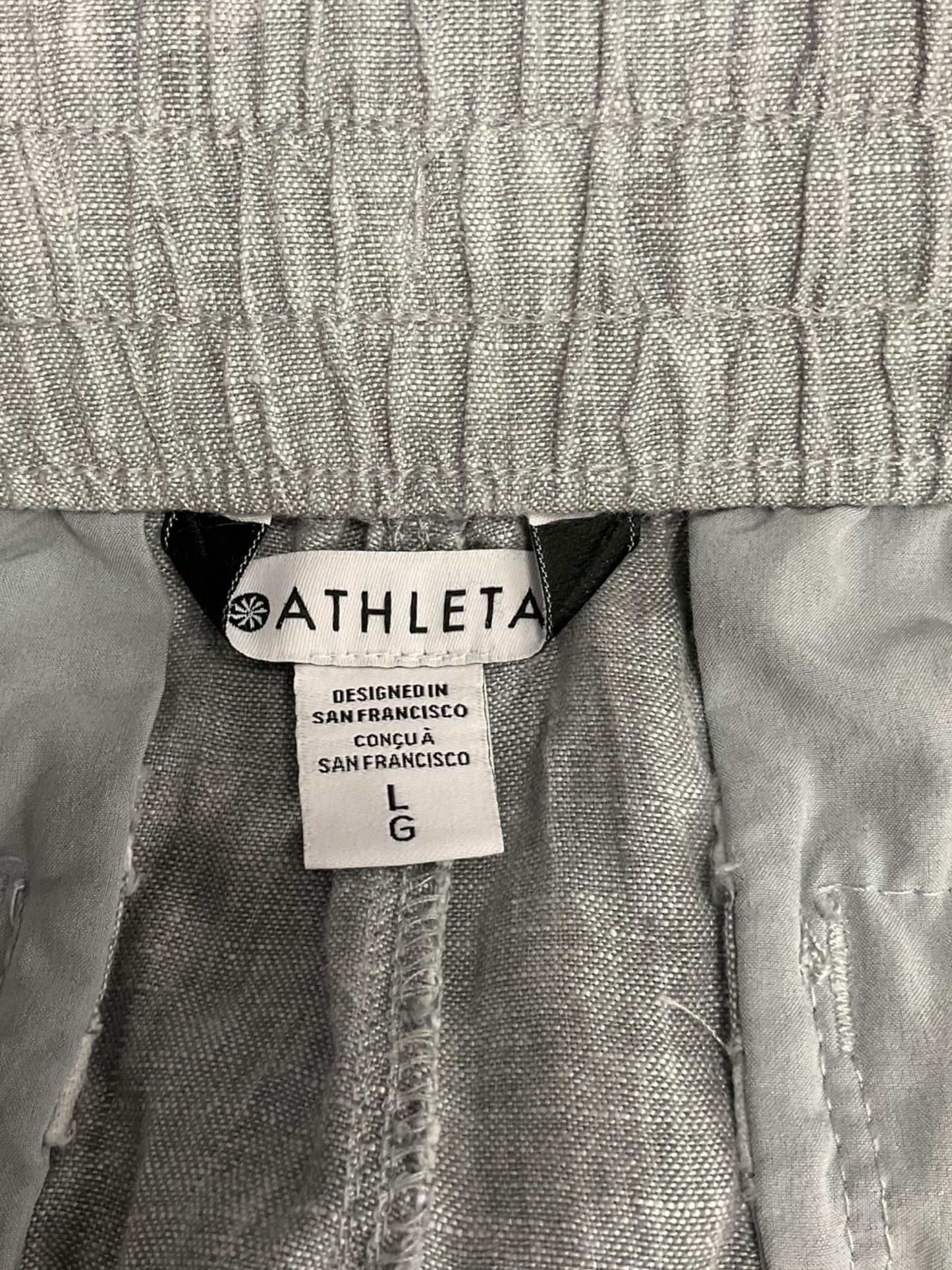 Athletic Pants By Athleta In Grey, Size: L