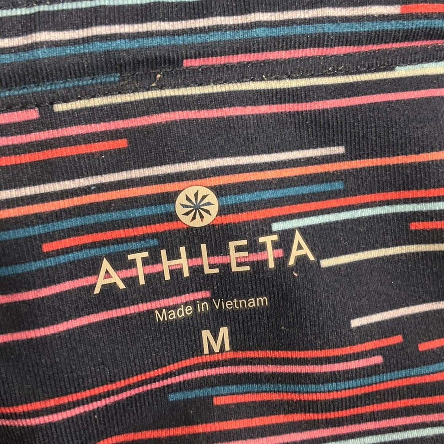 Athletic Capris By Athleta In Striped Pattern, Size: M