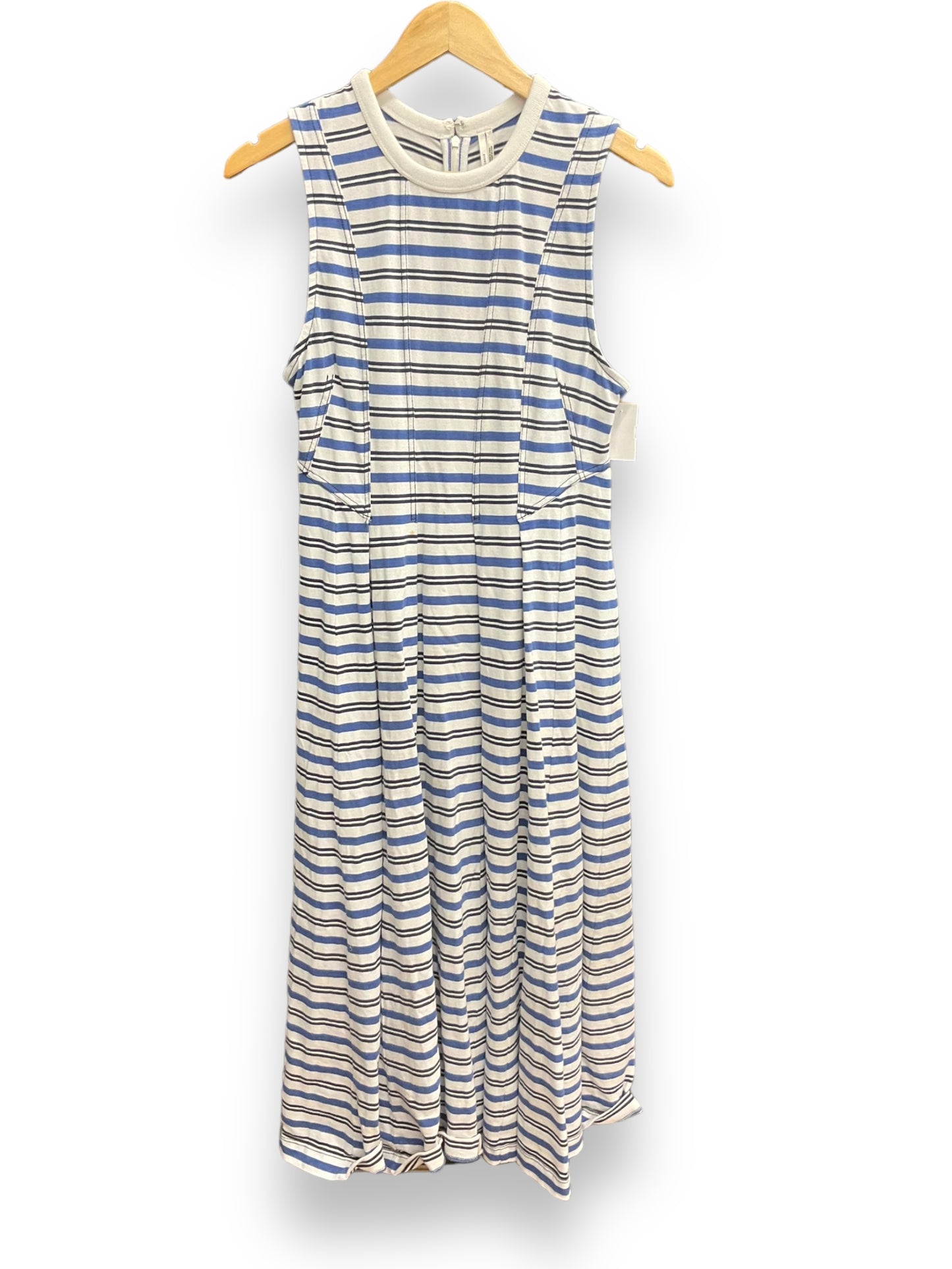 Dress Casual Midi By Anthropologie In Striped Pattern, Size: S