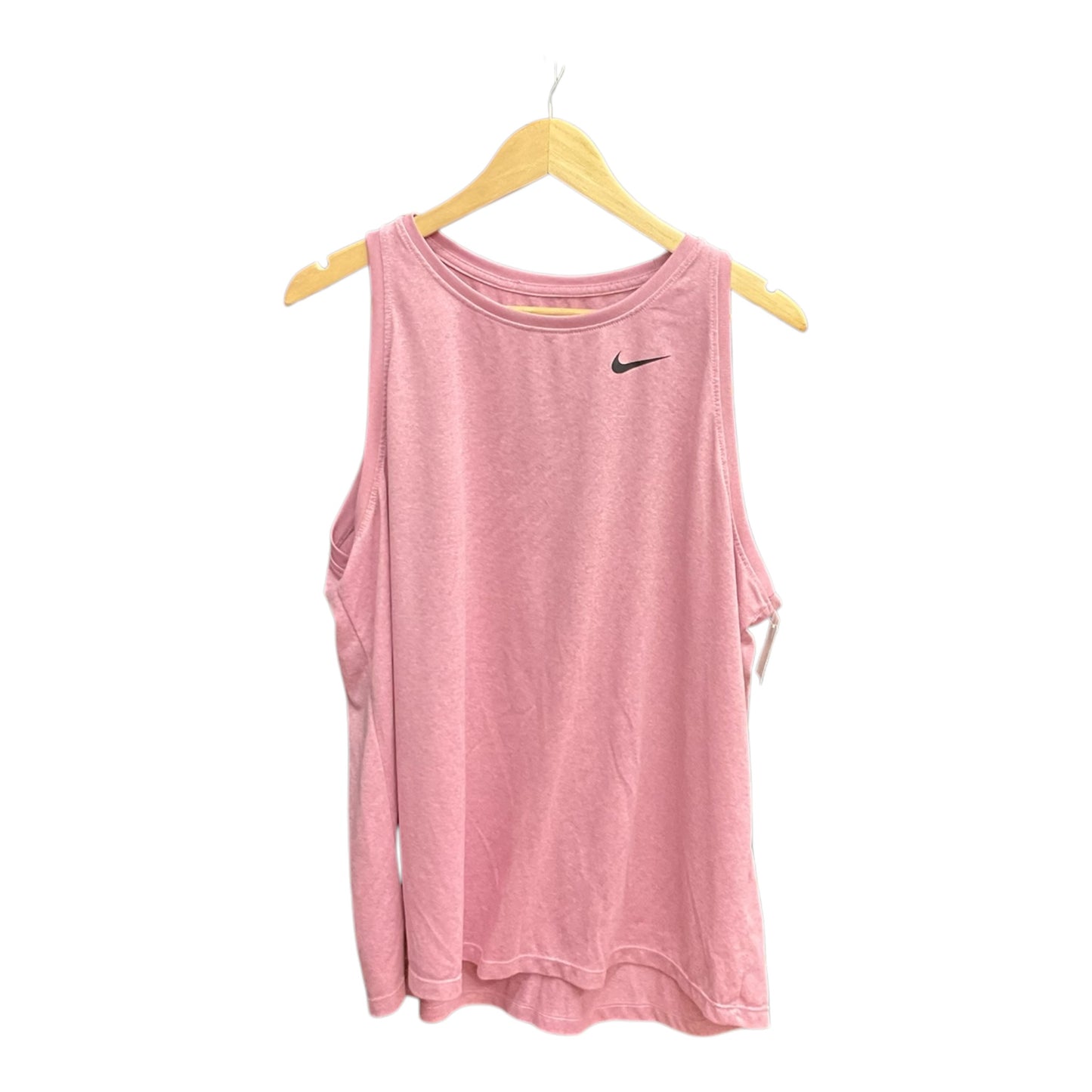 Athletic Tank Top By Nike Apparel In Pink, Size: 2