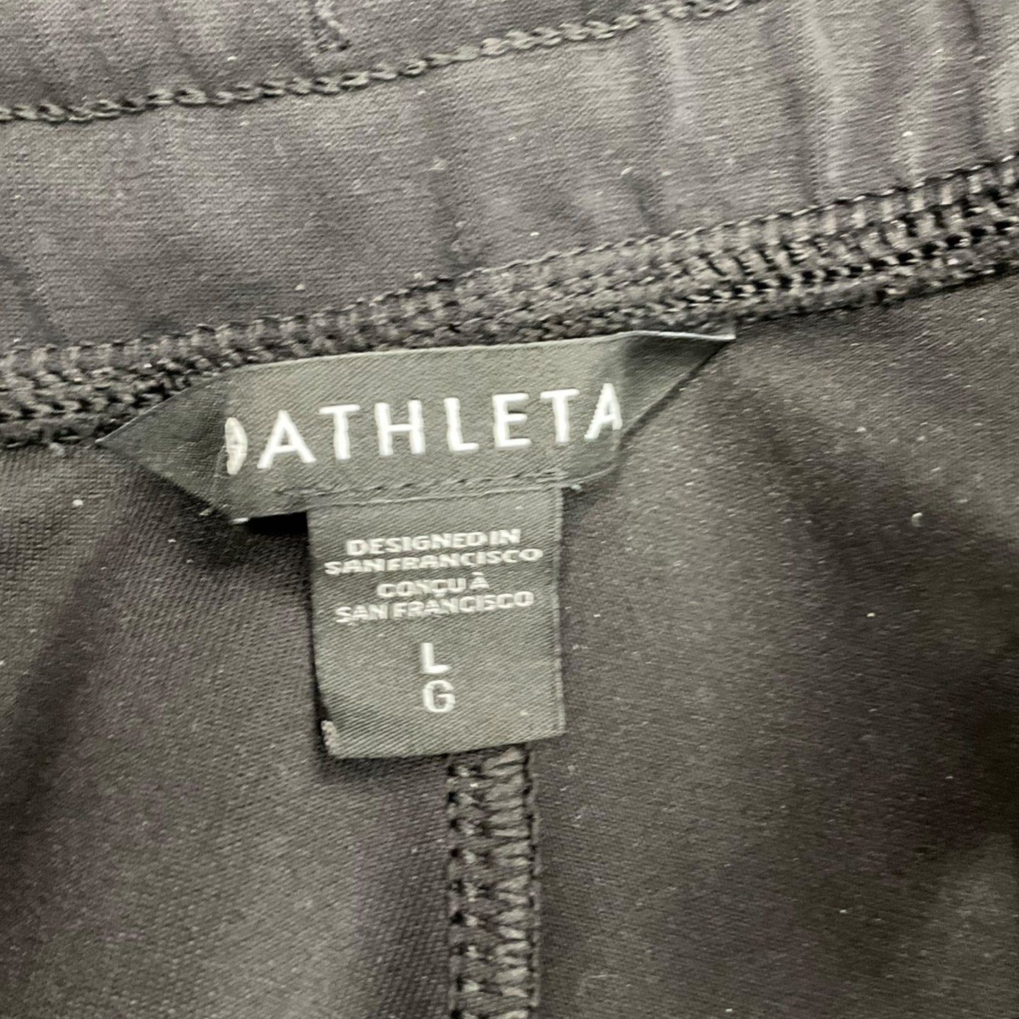 Athletic Capris By Athleta In Black, Size: L