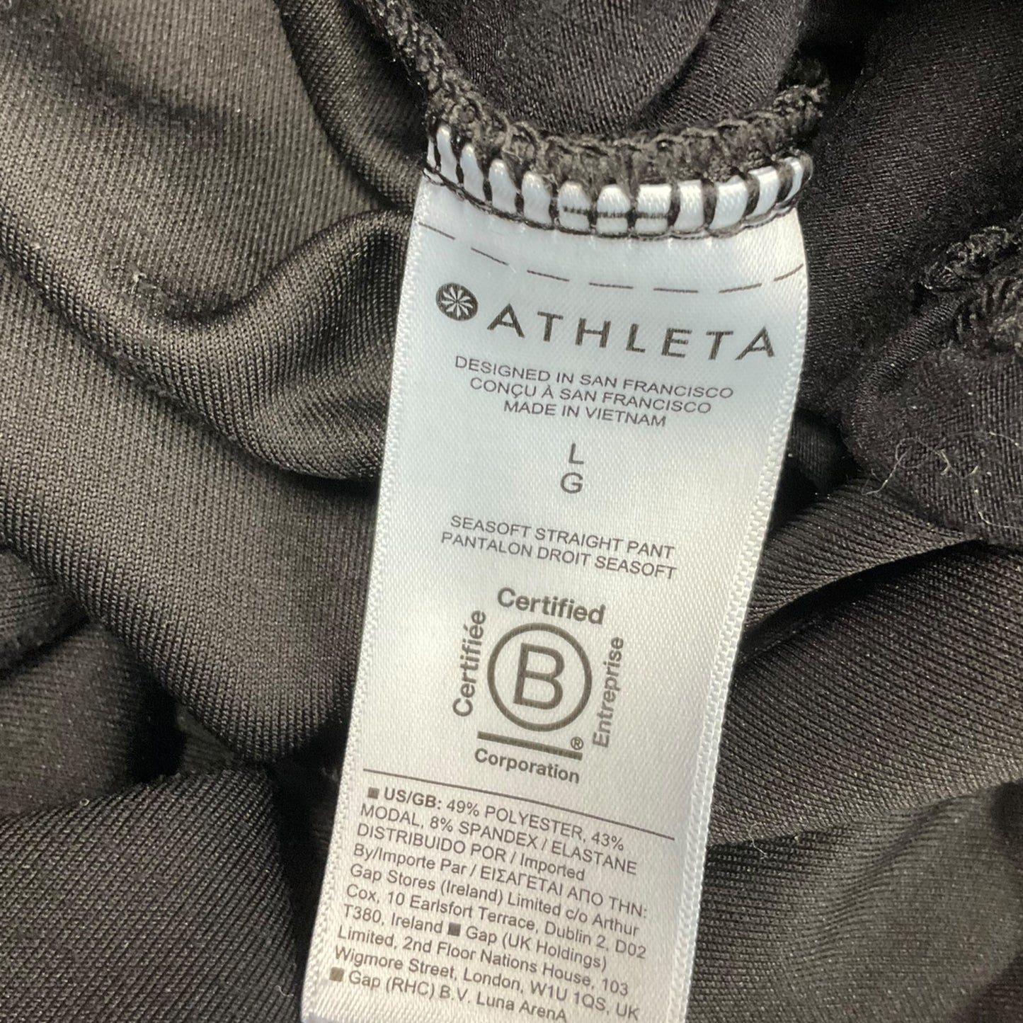 Athletic Capris By Athleta In Black, Size: L