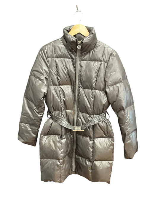 Coat Puffer & Quilted By Michael By Michael Kors In Grey, Size: M