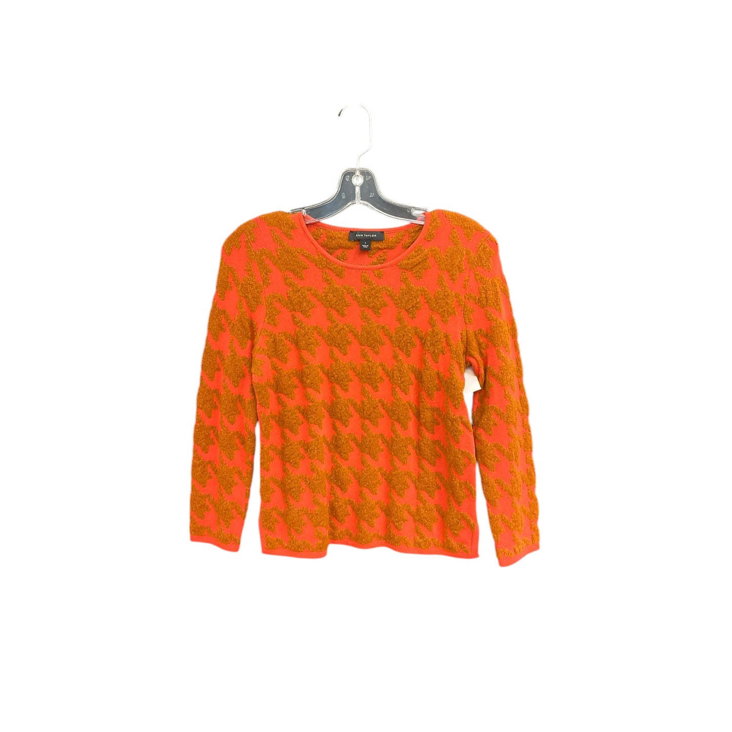 Sweater By Ann Taylor In Orange, Size: S