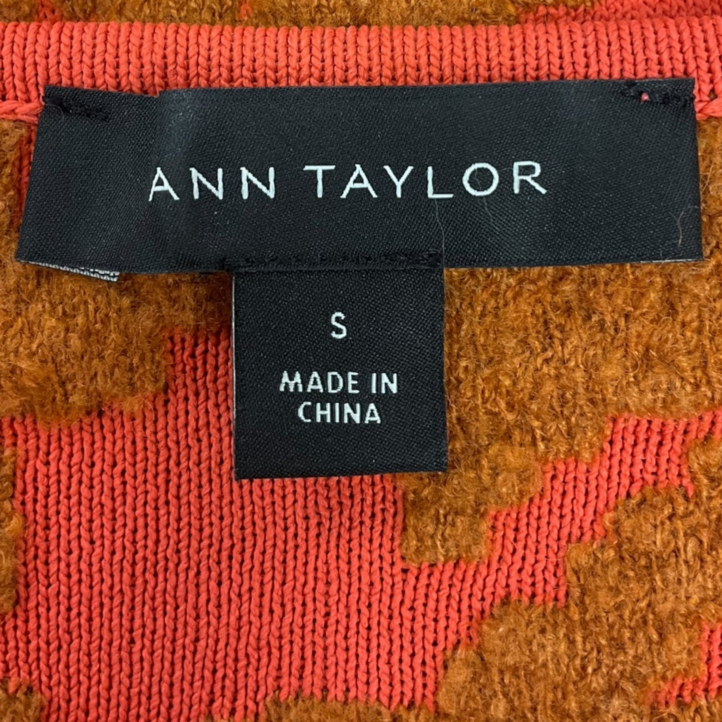 Sweater By Ann Taylor In Orange, Size: S