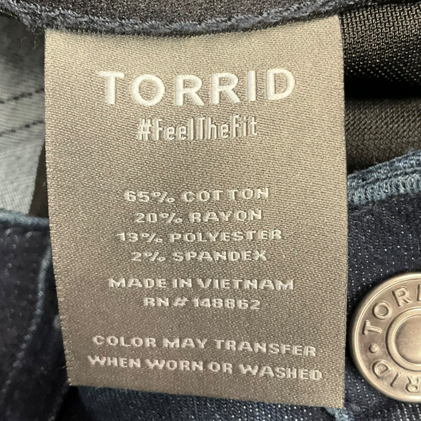 Jeans Flared By Torrid In Blue Denim, Size: 20