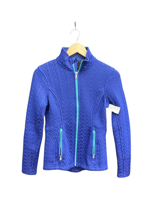 Sweater Cardigan By Spyder In Blue, Size: S