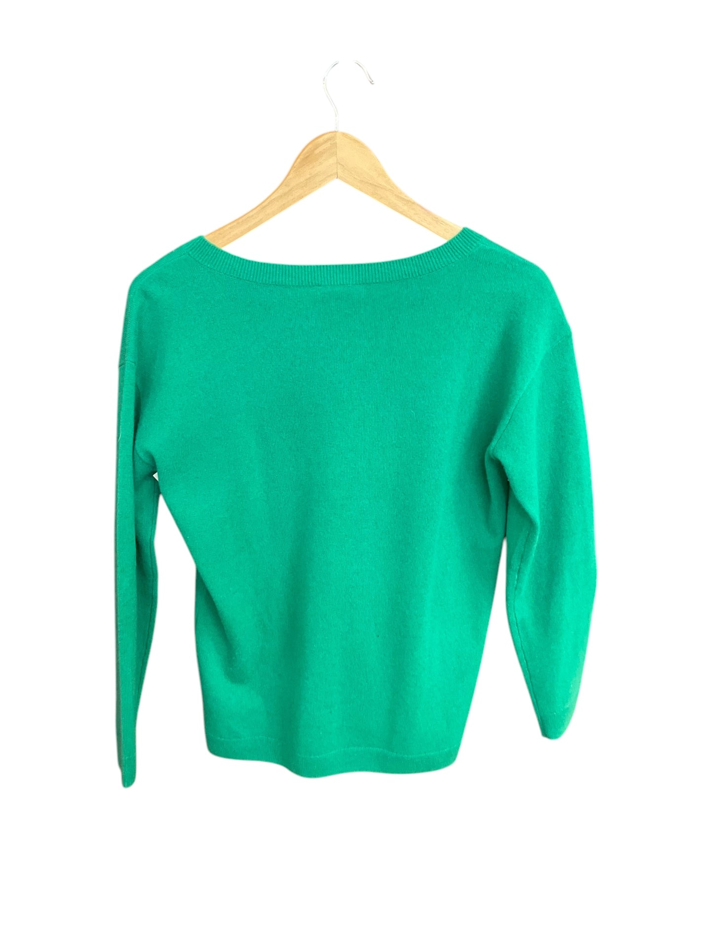 Sweater Cashmere By Talbots In Green, Size: M