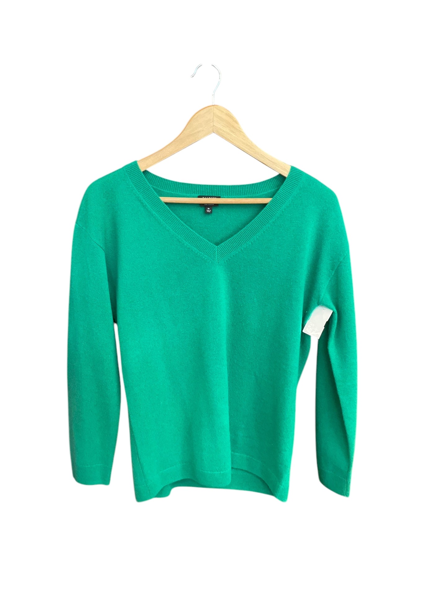 Sweater Cashmere By Talbots In Green, Size: M