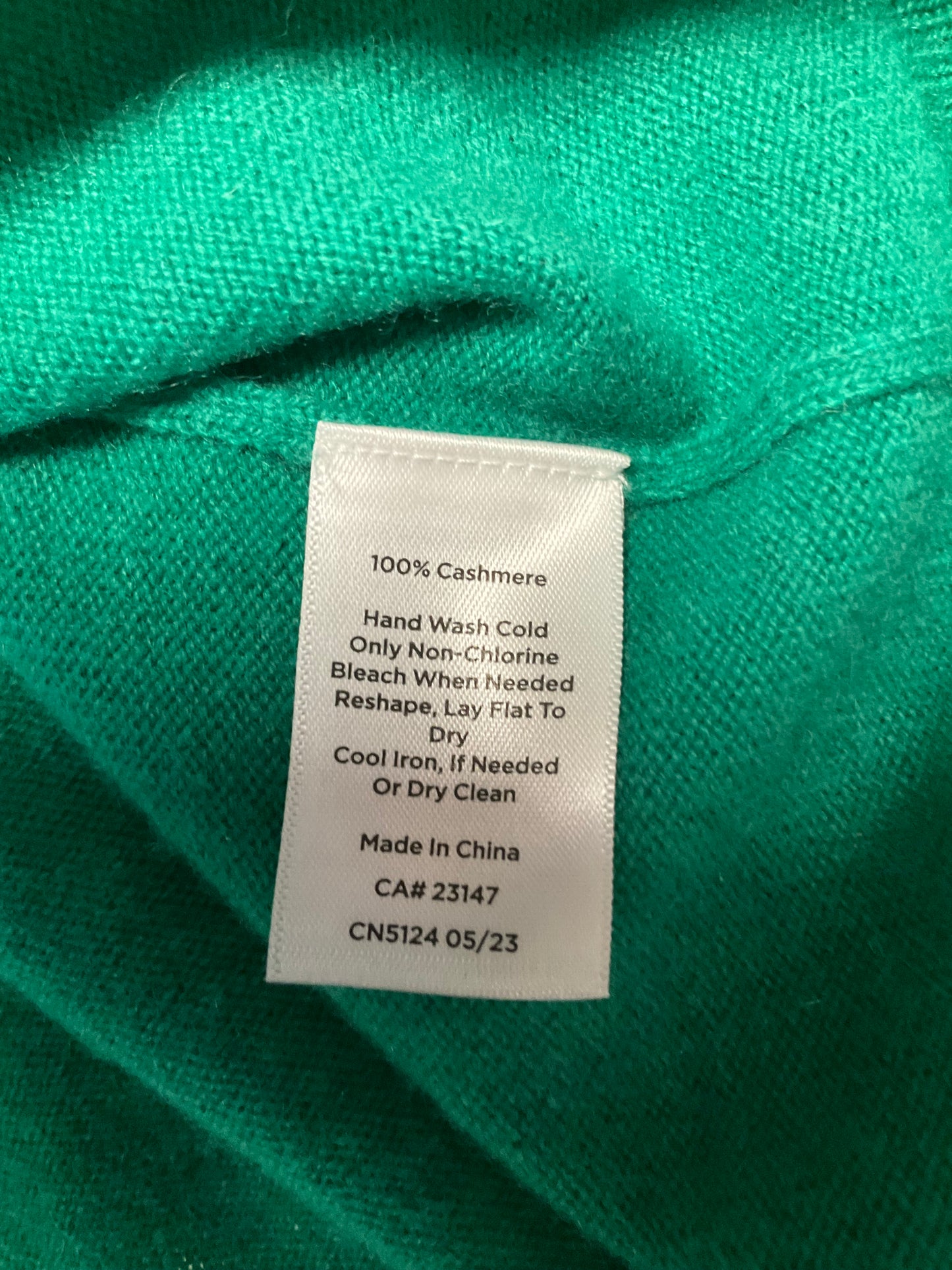 Sweater Cashmere By Talbots In Green, Size: M