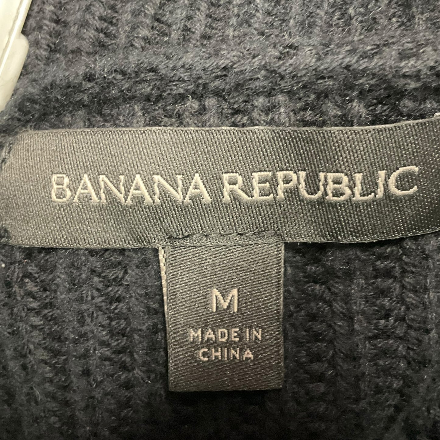 Sweater By Banana Republic In Black, Size: M