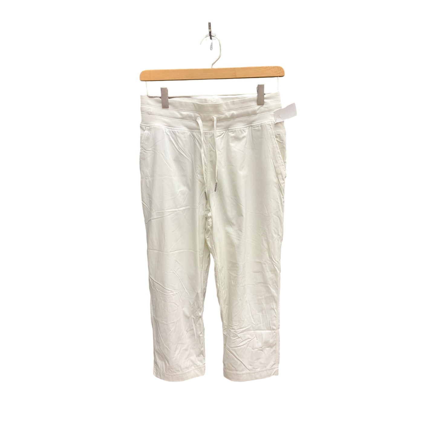 Athletic Capris By Lululemon In White, Size: 6