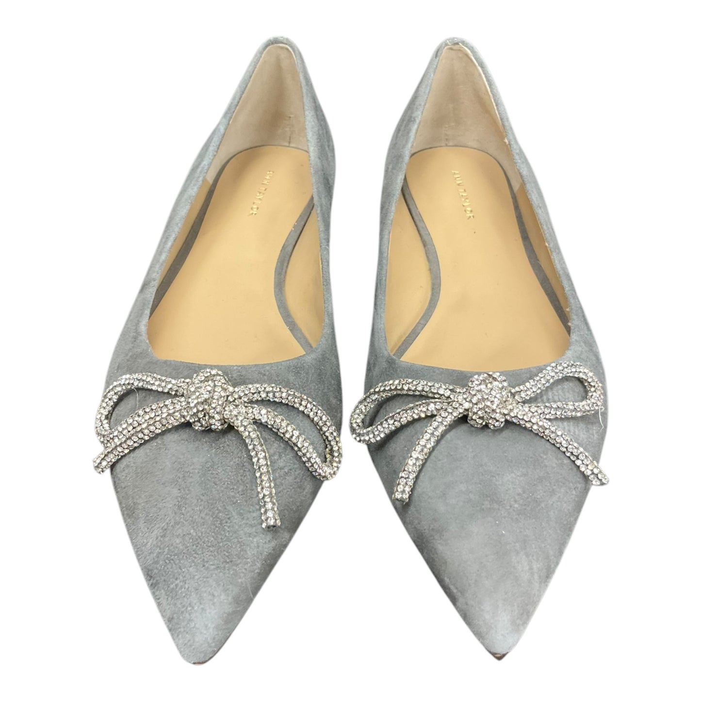 Shoes Flats By Ann Taylor In Grey, Size: 8.5