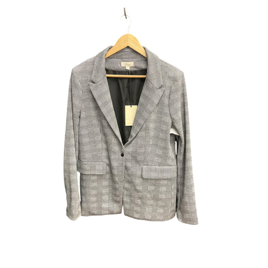 Blazer By Elan In Plaid Pattern, Size: M