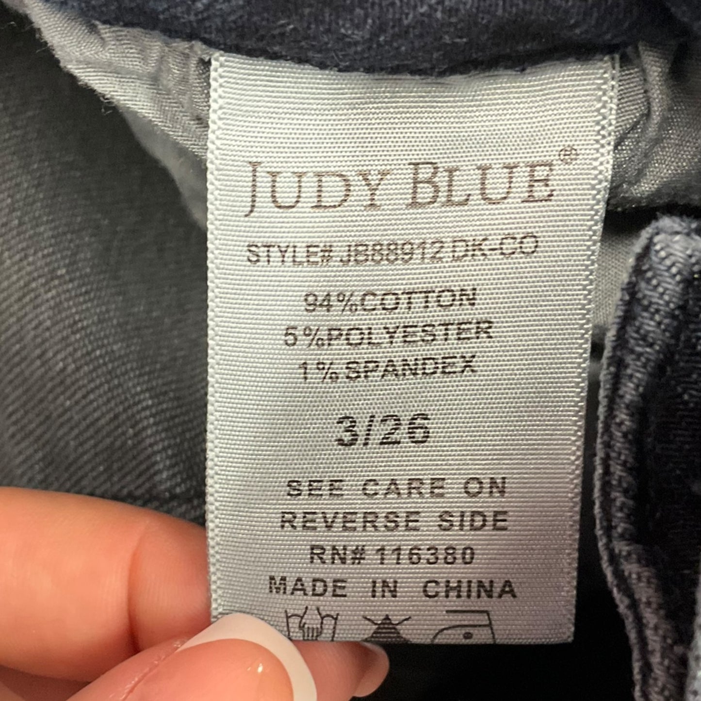 Jeans Straight By Judy Blue In Blue Denim, Size: 2