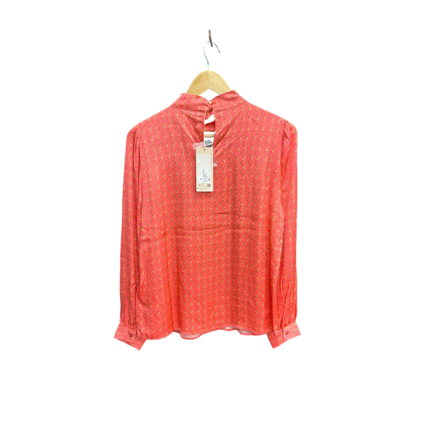 Top Long Sleeve By Clothes Mentor In Orange, Size: M