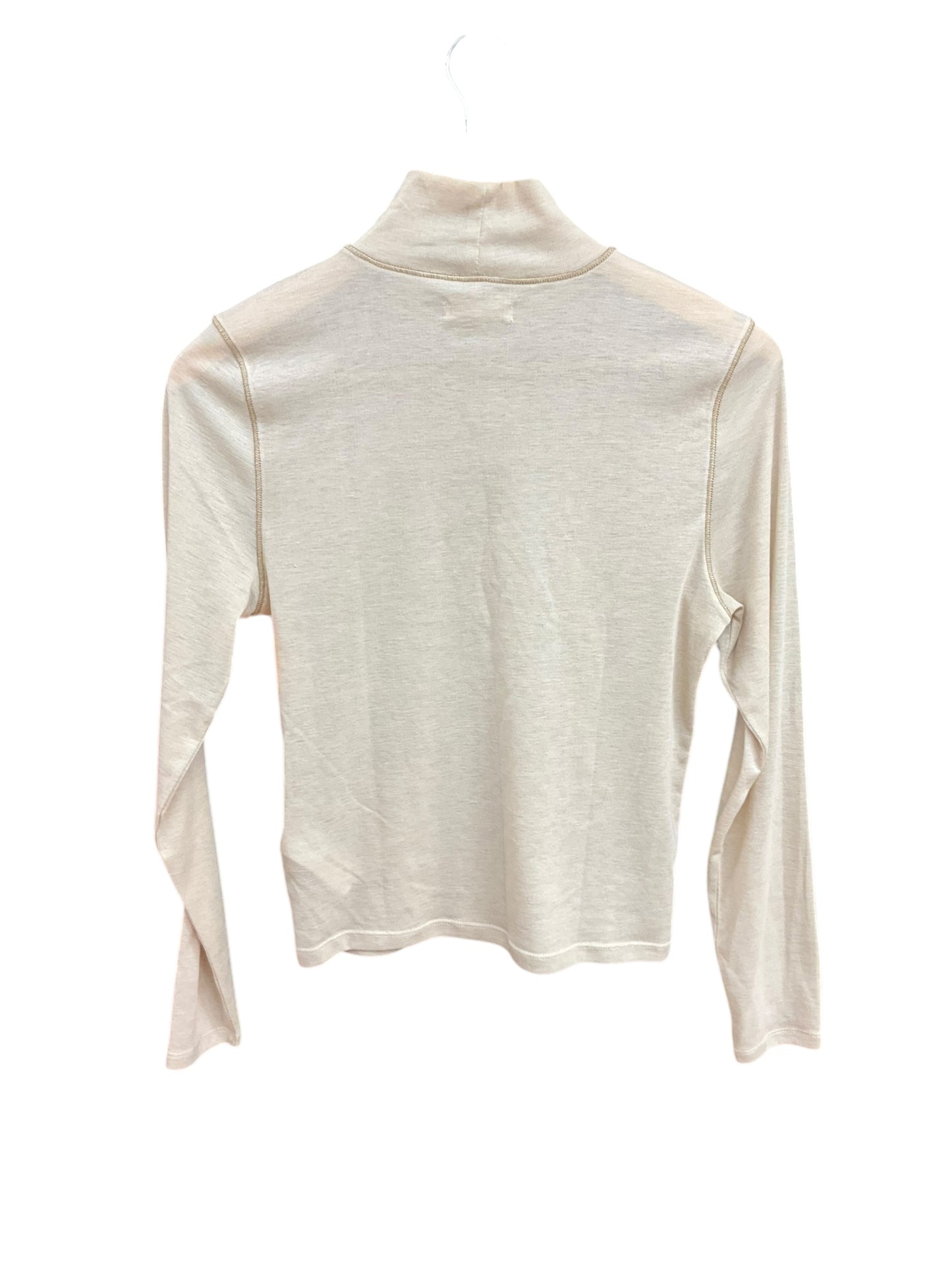 Top Long Sleeve Basic By Madewell In Tan, Size: L