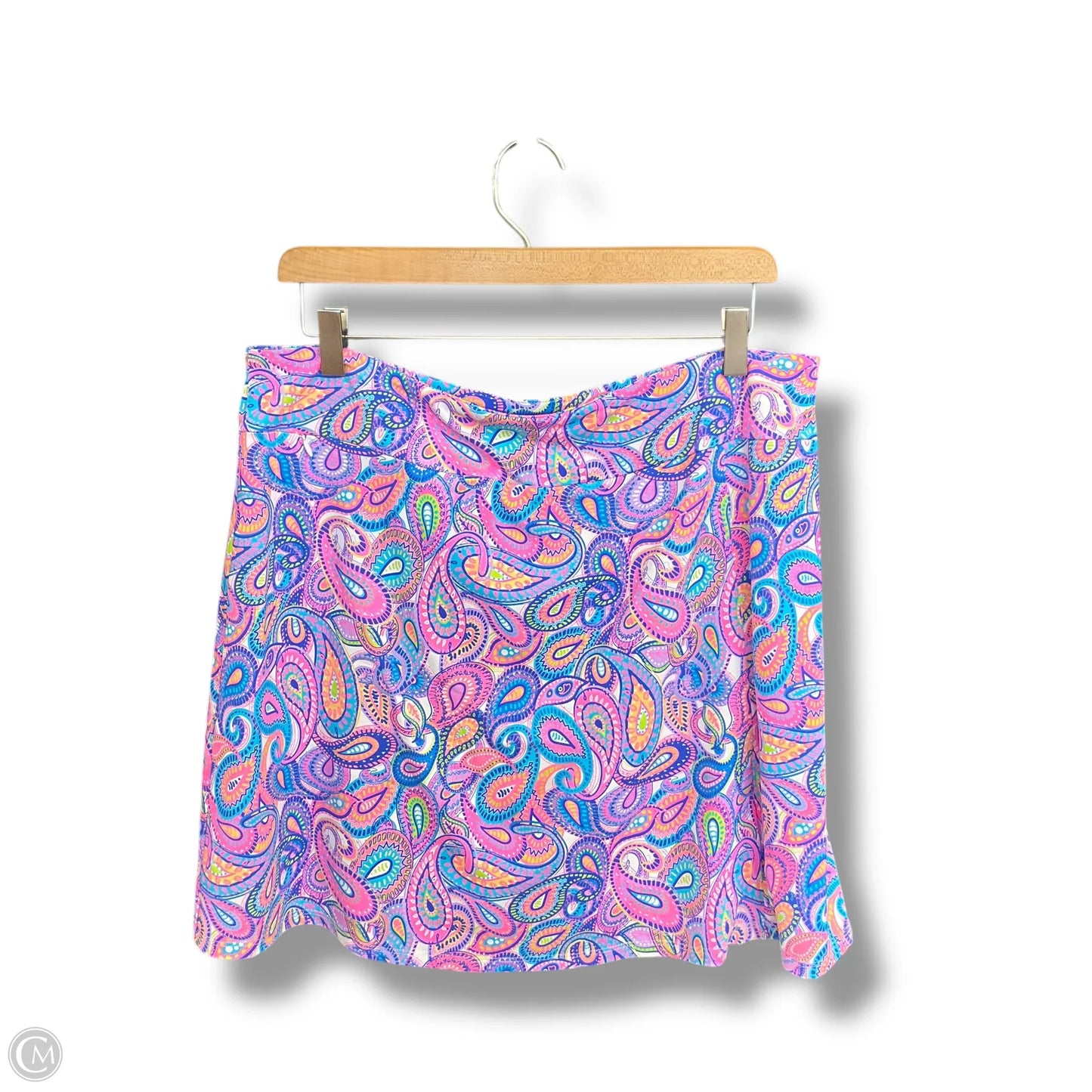 Skort By Anthony’s In Paisley Print, Size: Xl