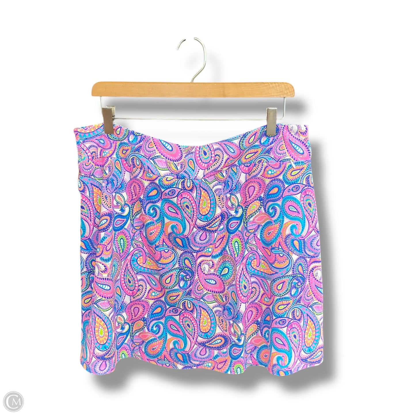 Skort By Anthony’s In Paisley Print, Size: Xl