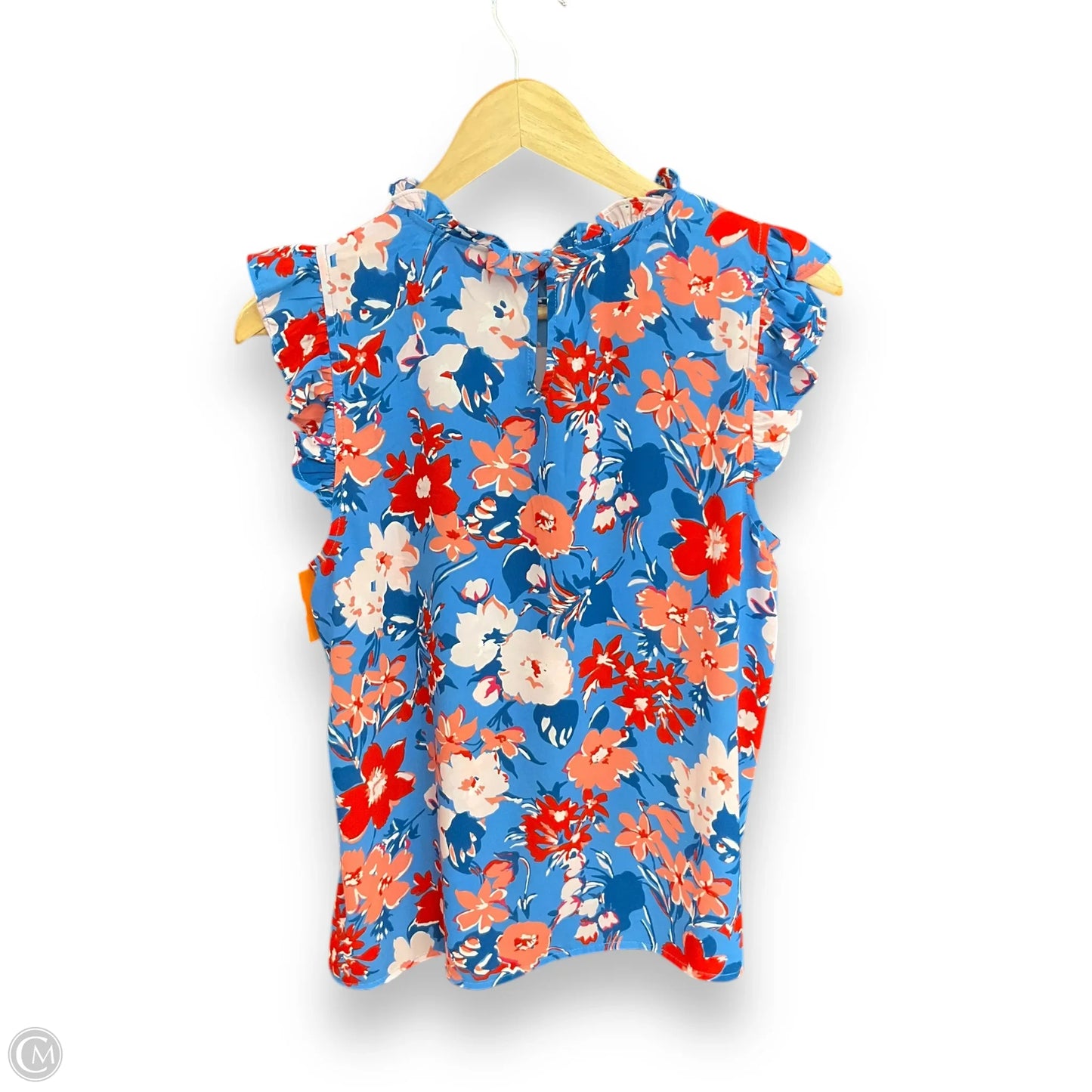 Top Sleeveless By J. Crew In Floral Print, Size: M