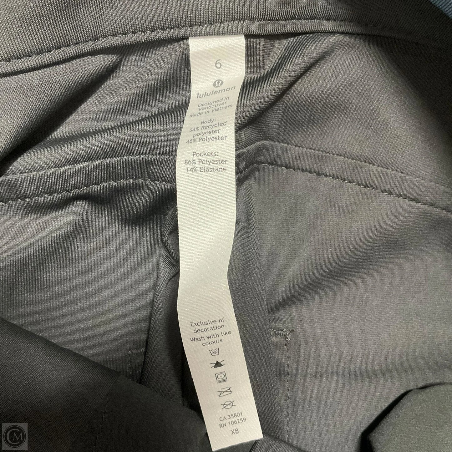 Athletic Pants By Lululemon In Grey, Size: M