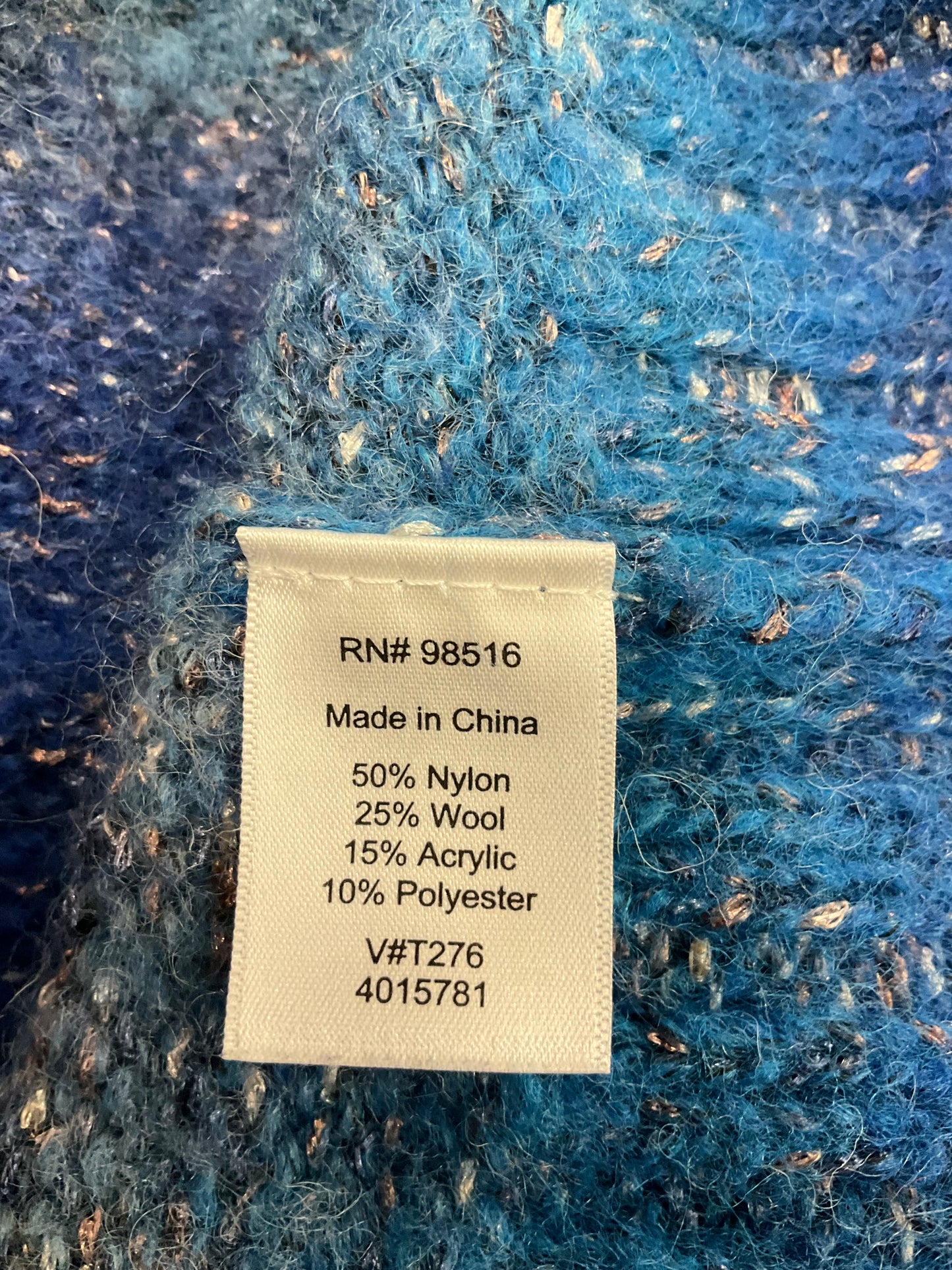 Sweater By Coldwater Creek O In Blue, Size: Xl