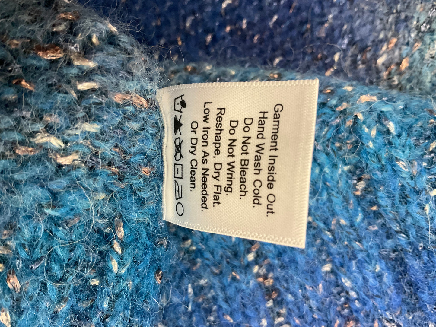 Sweater By Coldwater Creek O In Blue, Size: Xl