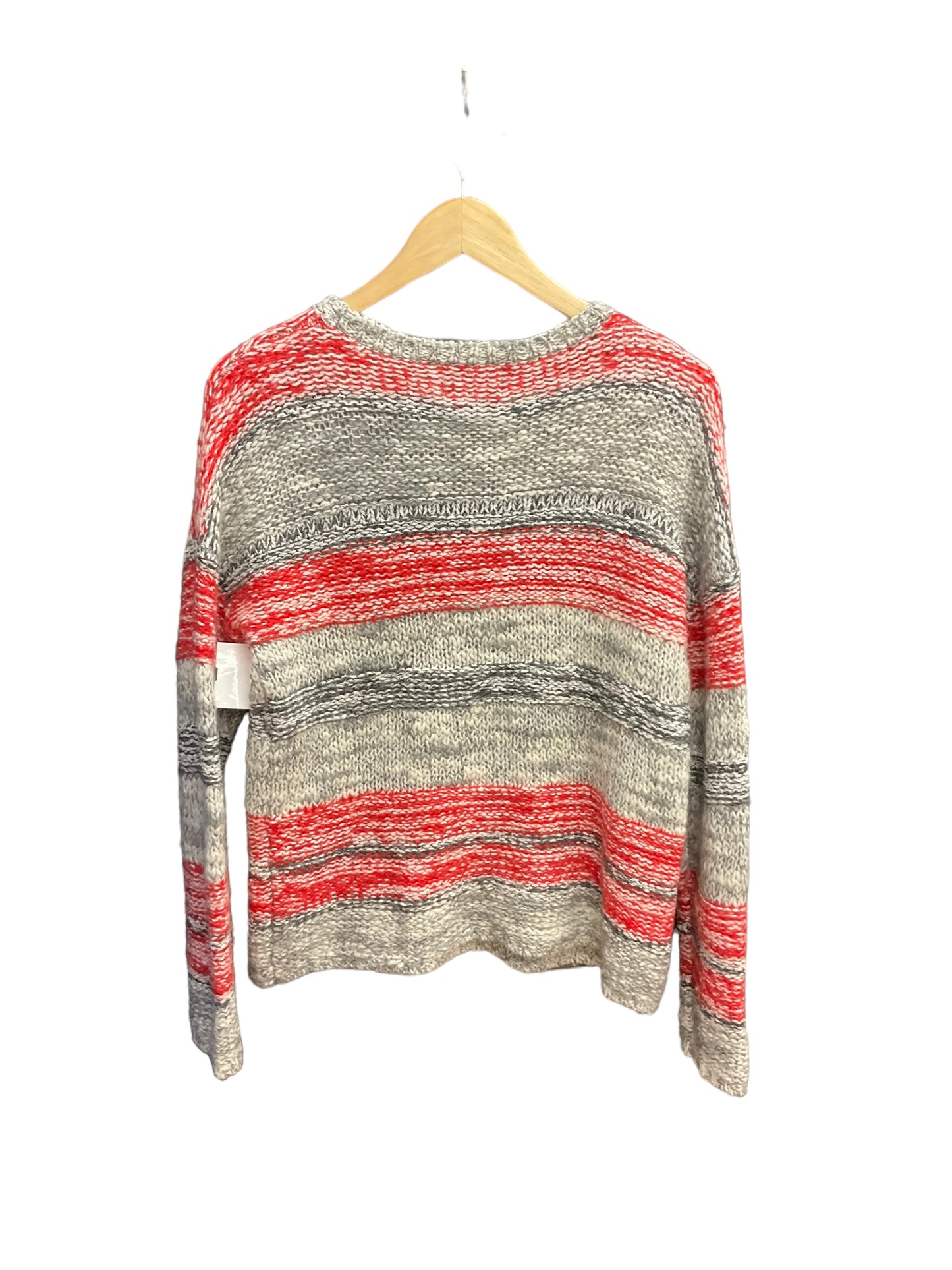 Sweater By Cynthia Rowley In Grey Red, Size: L