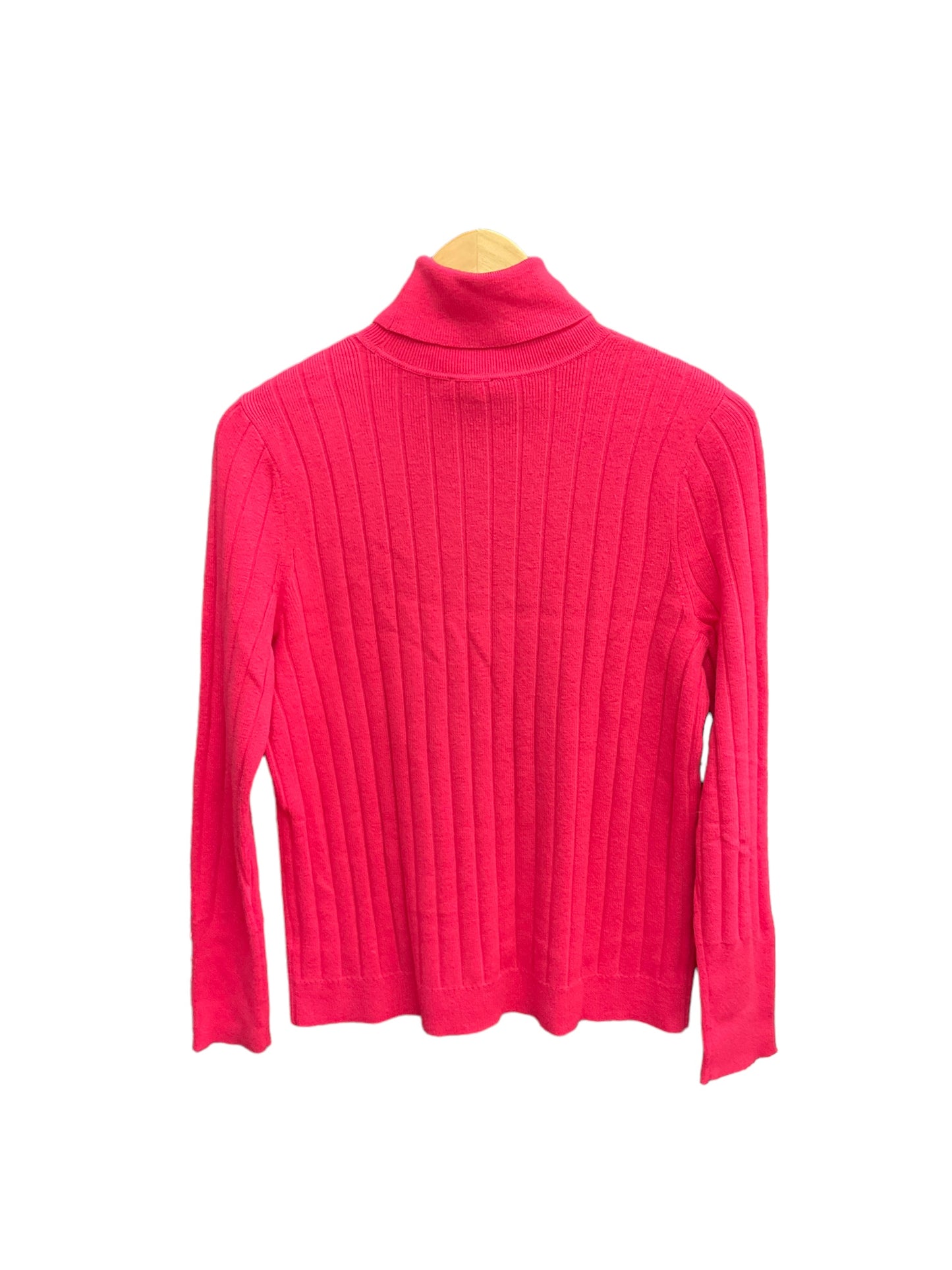 Sweater By Talbots O In Hot Pink, Size: Petite Large