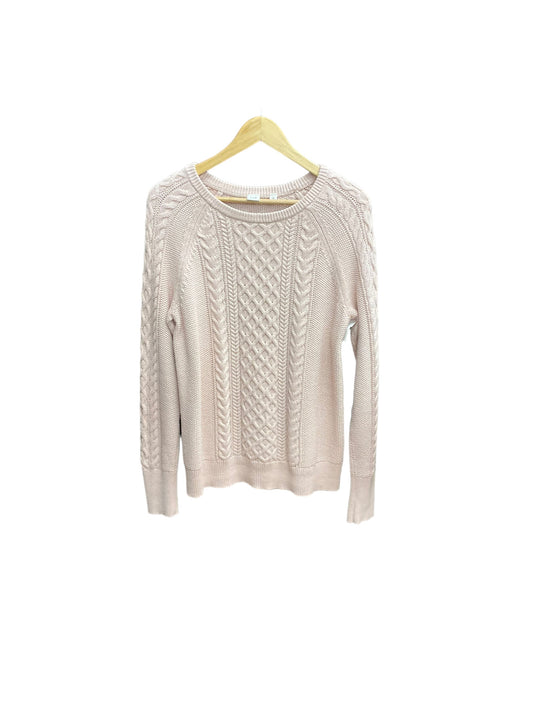 Sweater By Gap O In Dusty Pink, Size: L