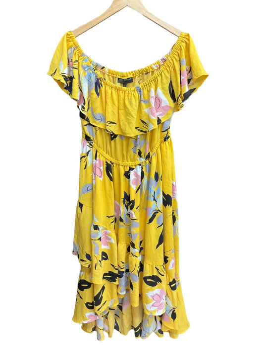 Floral Print Dress Casual Maxi Lane Bryant, Size Xl