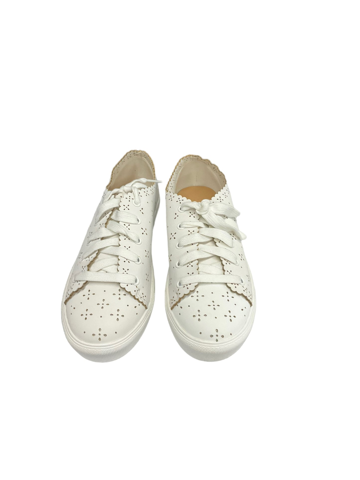 White Shoes Sneakers Loft, Size 8.5