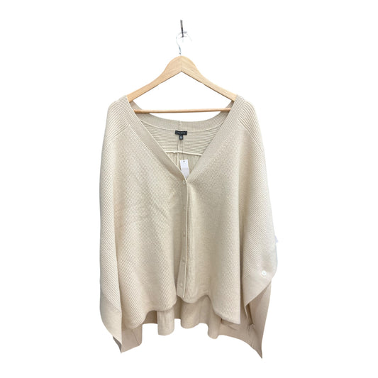 Sweater Cardigan By Talbots In Beige, Size: M