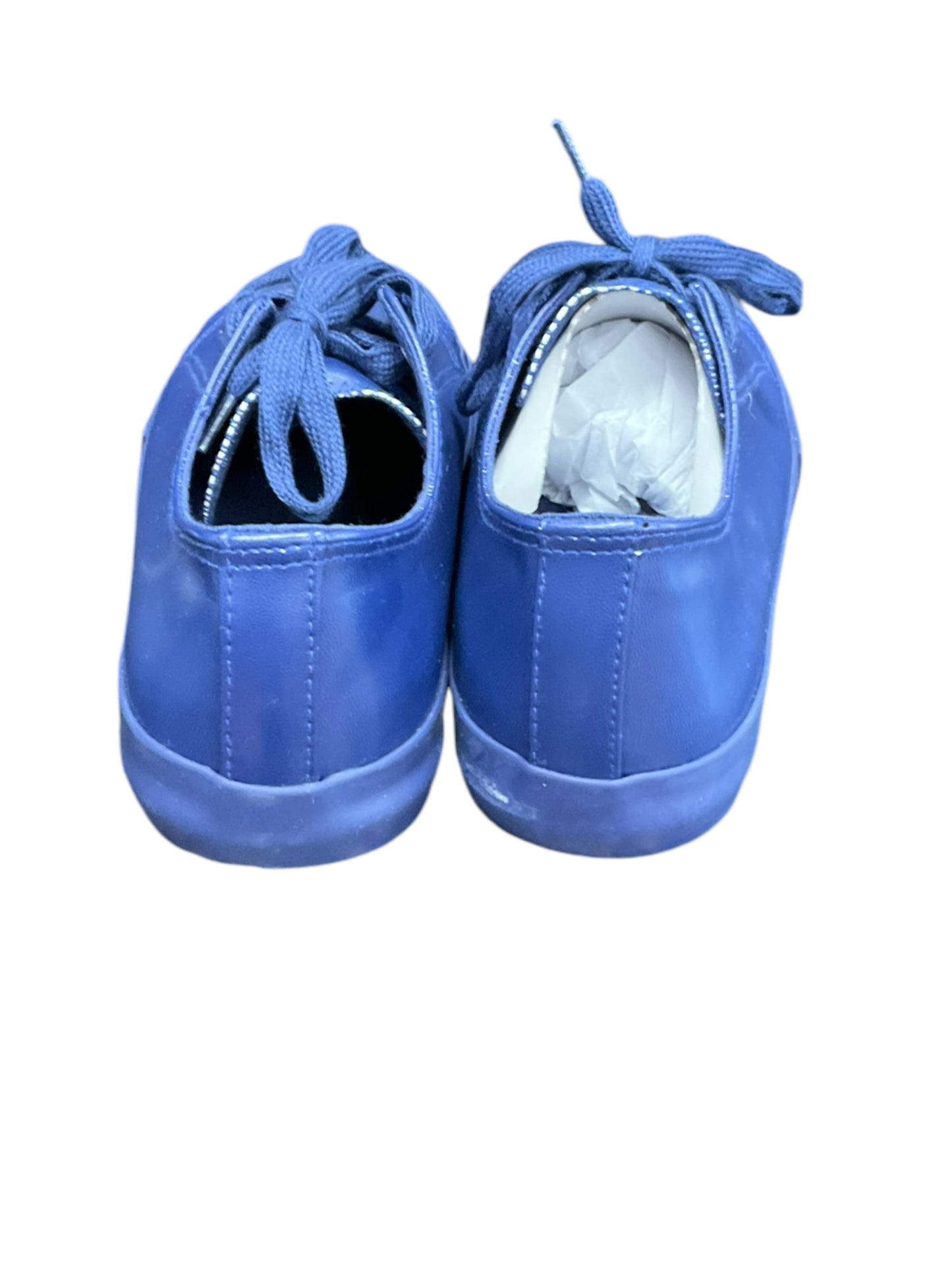 Shoes Sneakers By Just Fab In Blue, Size: 9