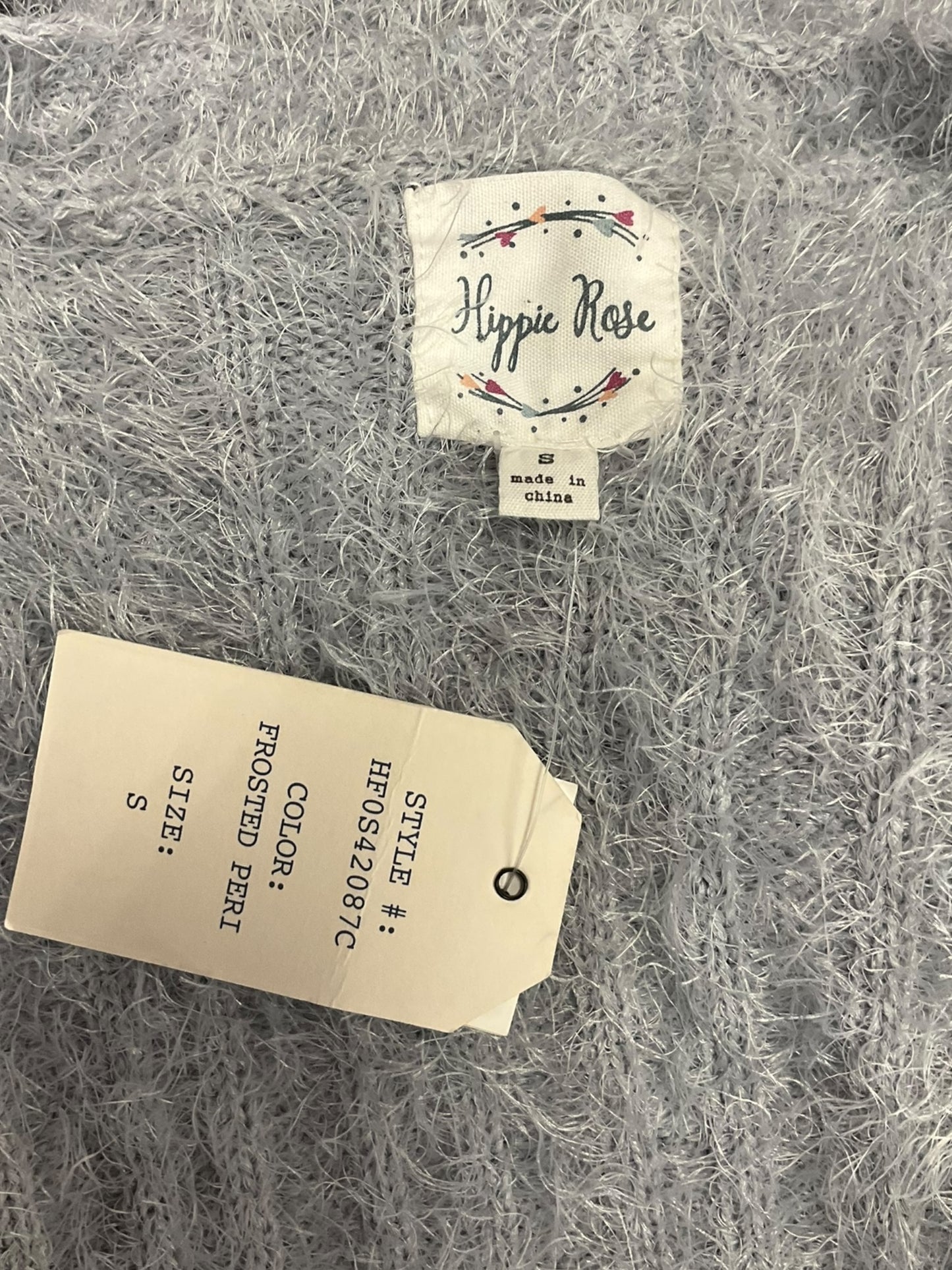 Sweater Cardigan By Hippie Rose In Grey, Size: S