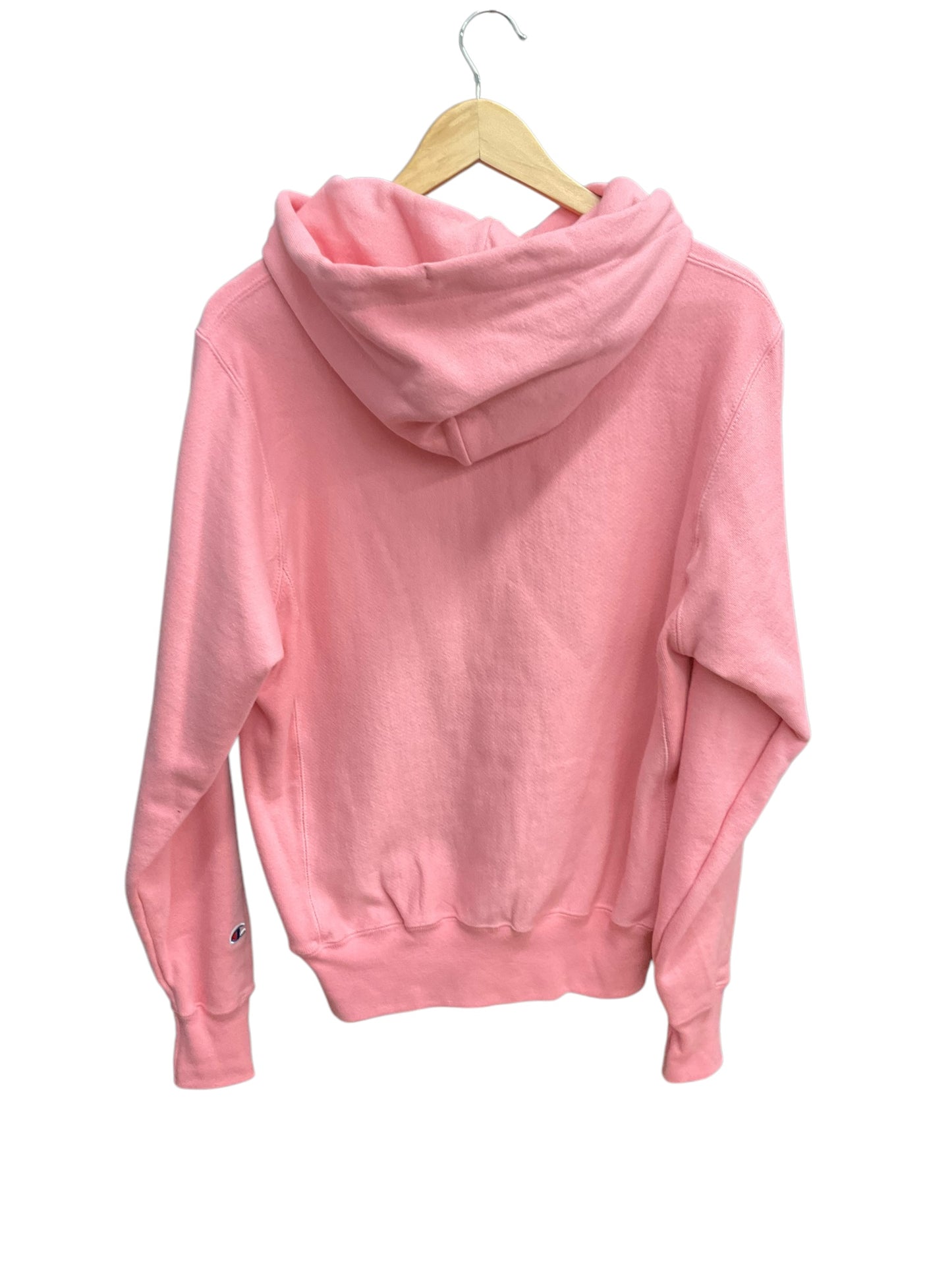 Athletic Sweatshirt Hoodie By Champion In Pink, Size: S