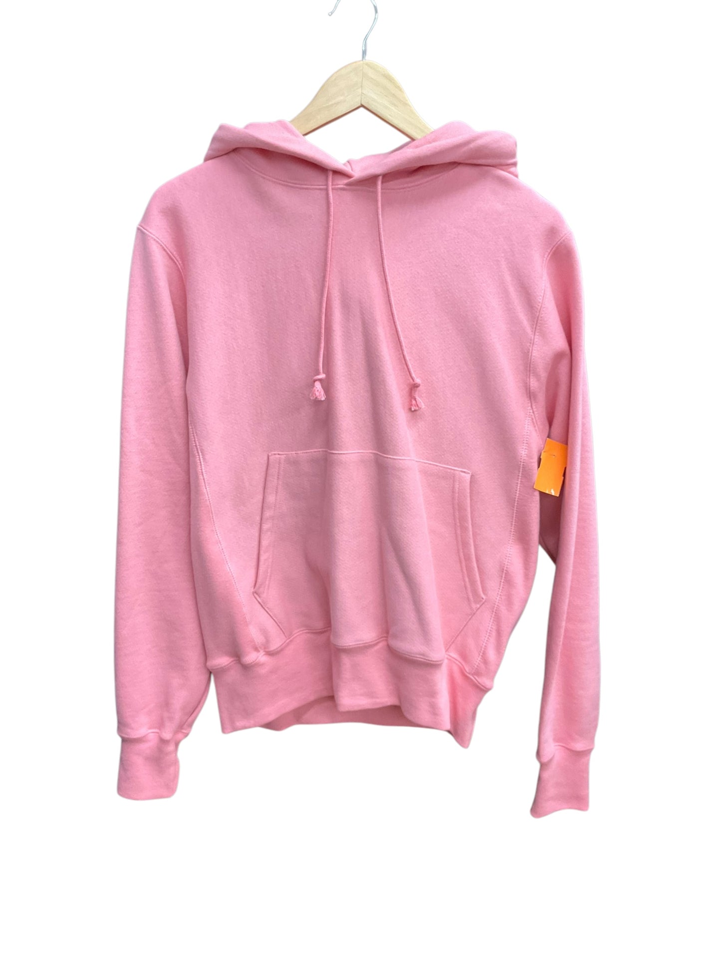 Athletic Sweatshirt Hoodie By Champion In Pink, Size: S