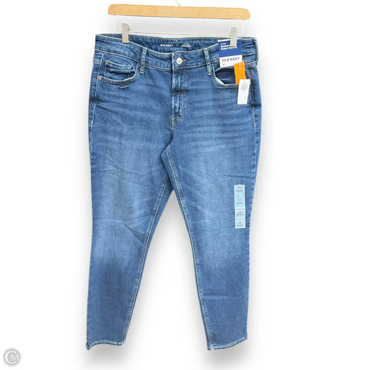 Jeans Skinny By Old Navy In Blue, Size: 12