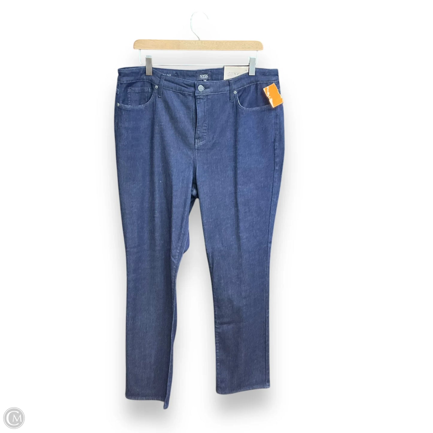 Jeans Straight By Not Your Daughters Jeans In Blue, Size: 16