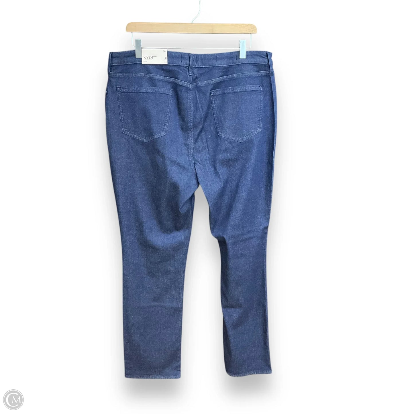 Jeans Straight By Not Your Daughters Jeans In Blue, Size: 16