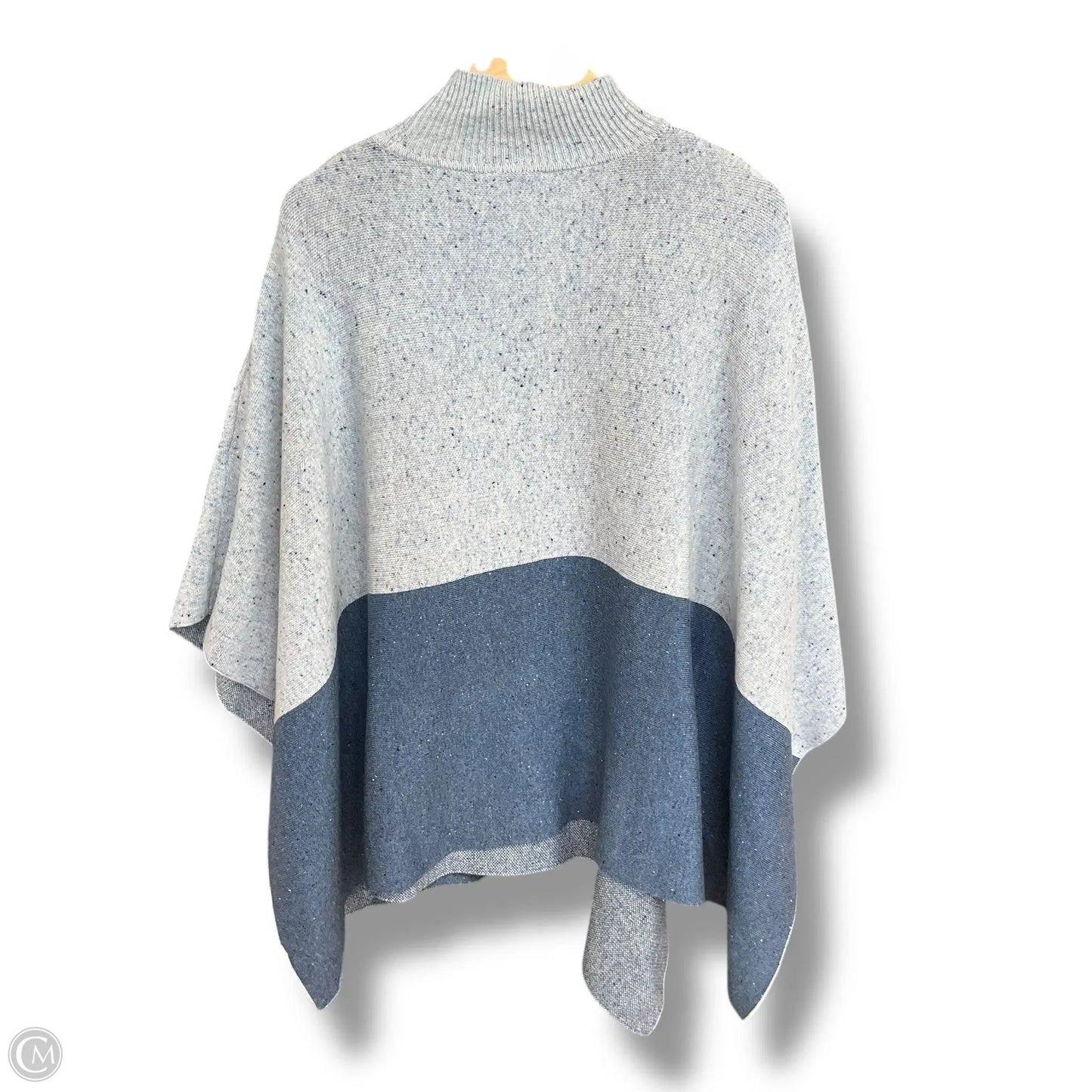 Poncho By Ann Taylor In Blue, Size: M