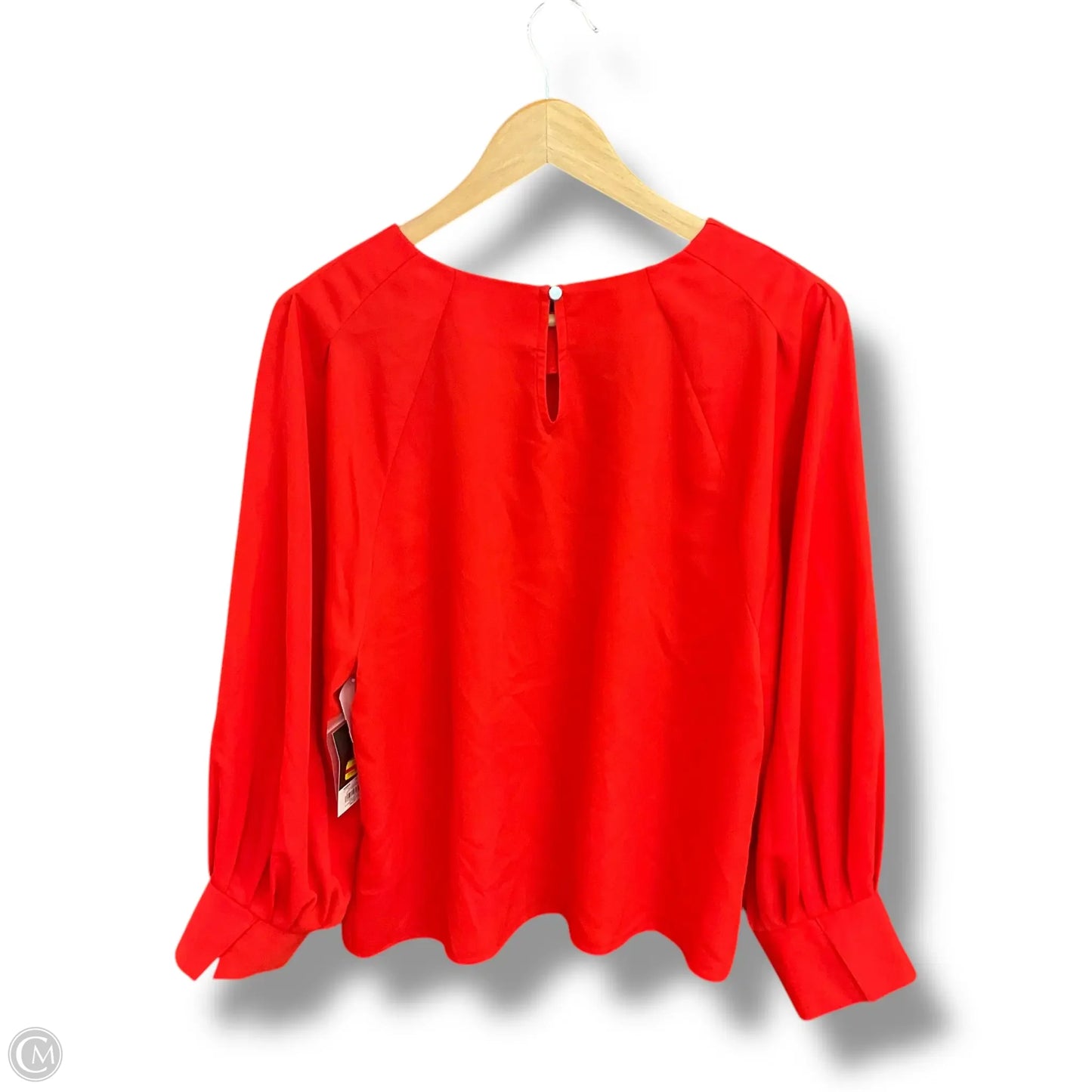 Top Long Sleeve By Nine West Apparel In Red, Size: L