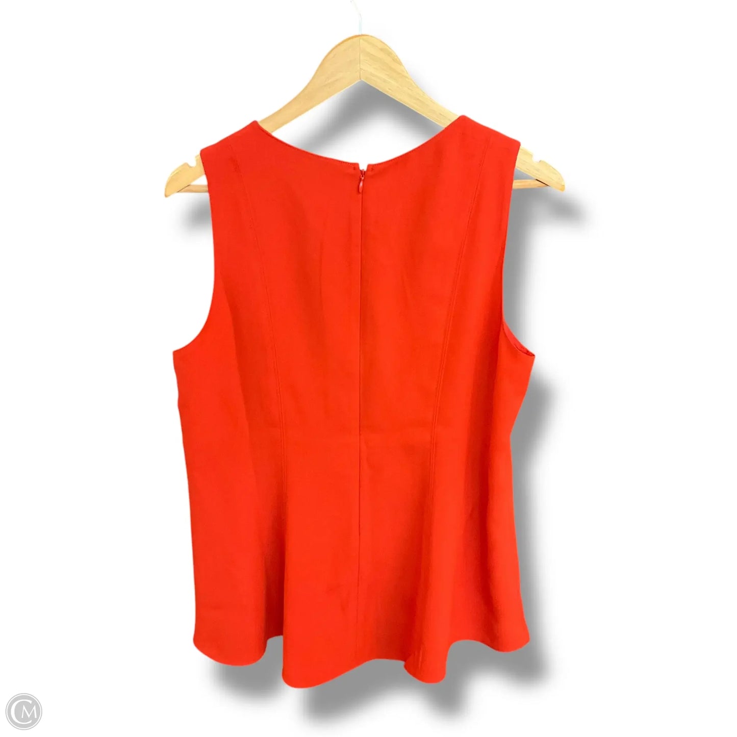 Top Sleeveless By Ann Taylor In Red, Size: L