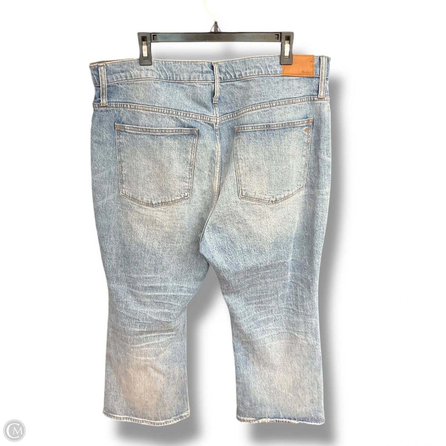 Jeans Cropped By Madewell In Blue, Size: 18